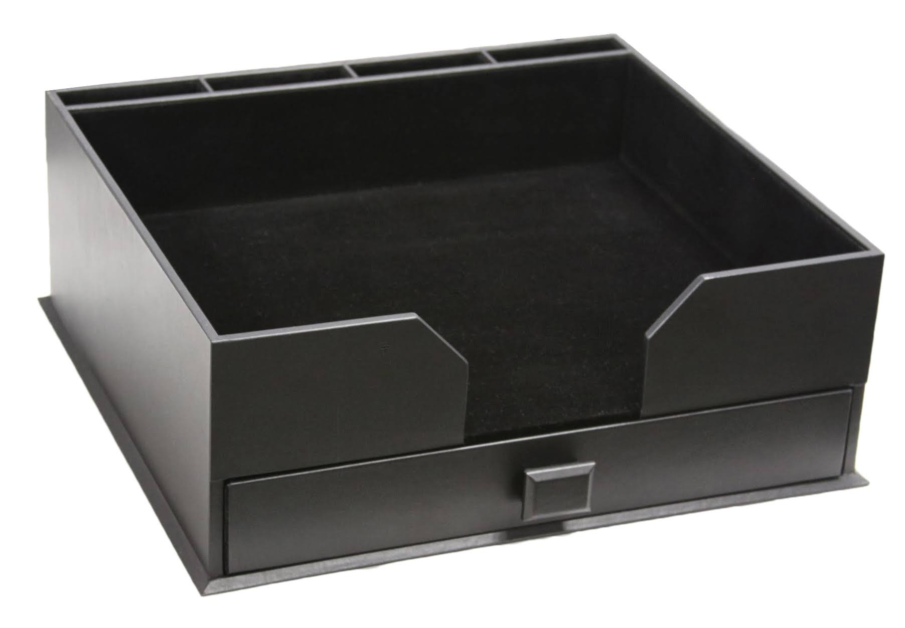 Black Leather Conference Pad Holder & Organizer WAUCUST31049B Black Leather Conference Pad Holder & Organizer WAUCUST31049B