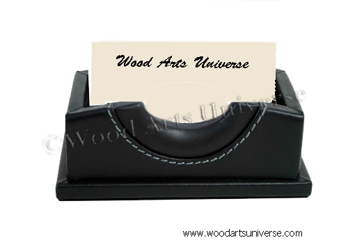 Black Leather Legal Style Business Card Holder WAUCUSTA009 Black Leather Legal Style Business Card Holder WAUCUSTA009