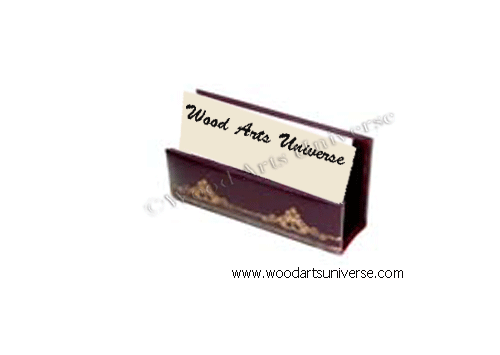 Burgundy 24KT Gold Tooled Leather Business Card Holder Burgundy 24KT Gold Tooled Leather Business Card Holder