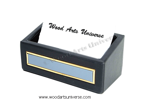 Blue 24Kt. Gold Tooled Leather Card Holder Blue 24Kt. Gold Tooled Leather Card Holder