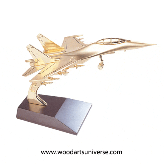 Gold Plated Airplane Award WAUSCBHB06110 Gold Plated Airplane Award WAUSCBHB06110