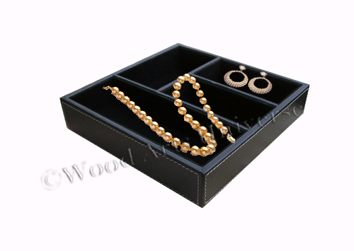 Leatherette Jewelry Organizing Tray WAUDR0S421 Leatherette Jewelry Organizing Tray WAUDR0S421
