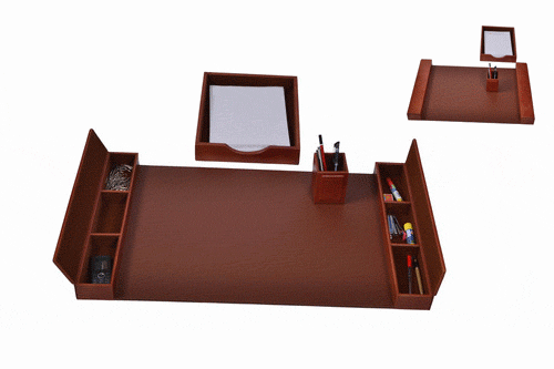 Leather Desk Organizer WAUDRS341 Leather Desk Organizer WAUDRS341