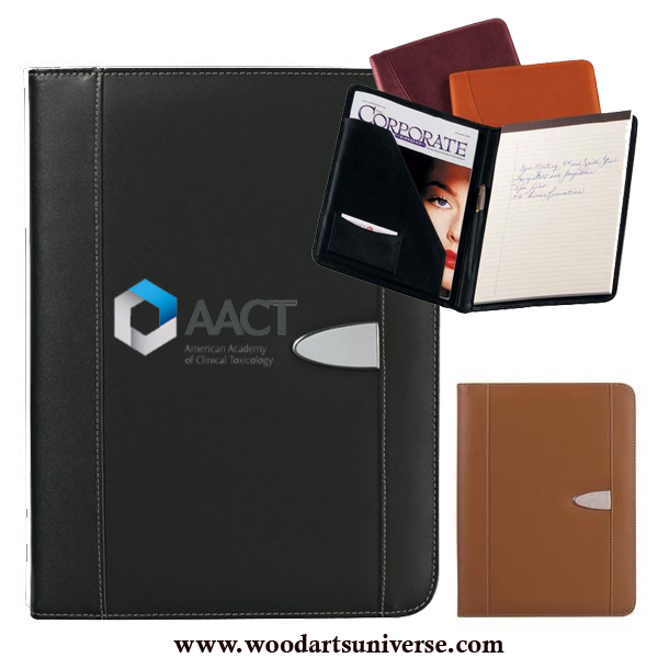 Leather Zippered 8 ½" X 11" Portfolio WAURWGNG63650 Leather Zippered 8 ½" X 11" Portfolio WAURWGNG63650