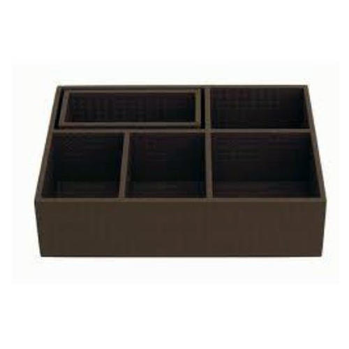 Leather Coffee Condiment Organizer Tray WAUCUST441 Leather Coffee Condiment Organizer Tray WAUCUST441
