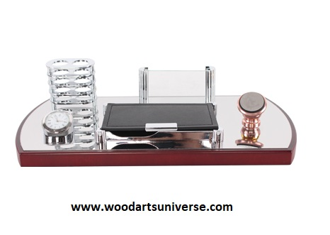 Desk Organizer with Cell Phone Holder - WAUES1692 Desk Organizer with Cell Phone Holder - WAUES1692