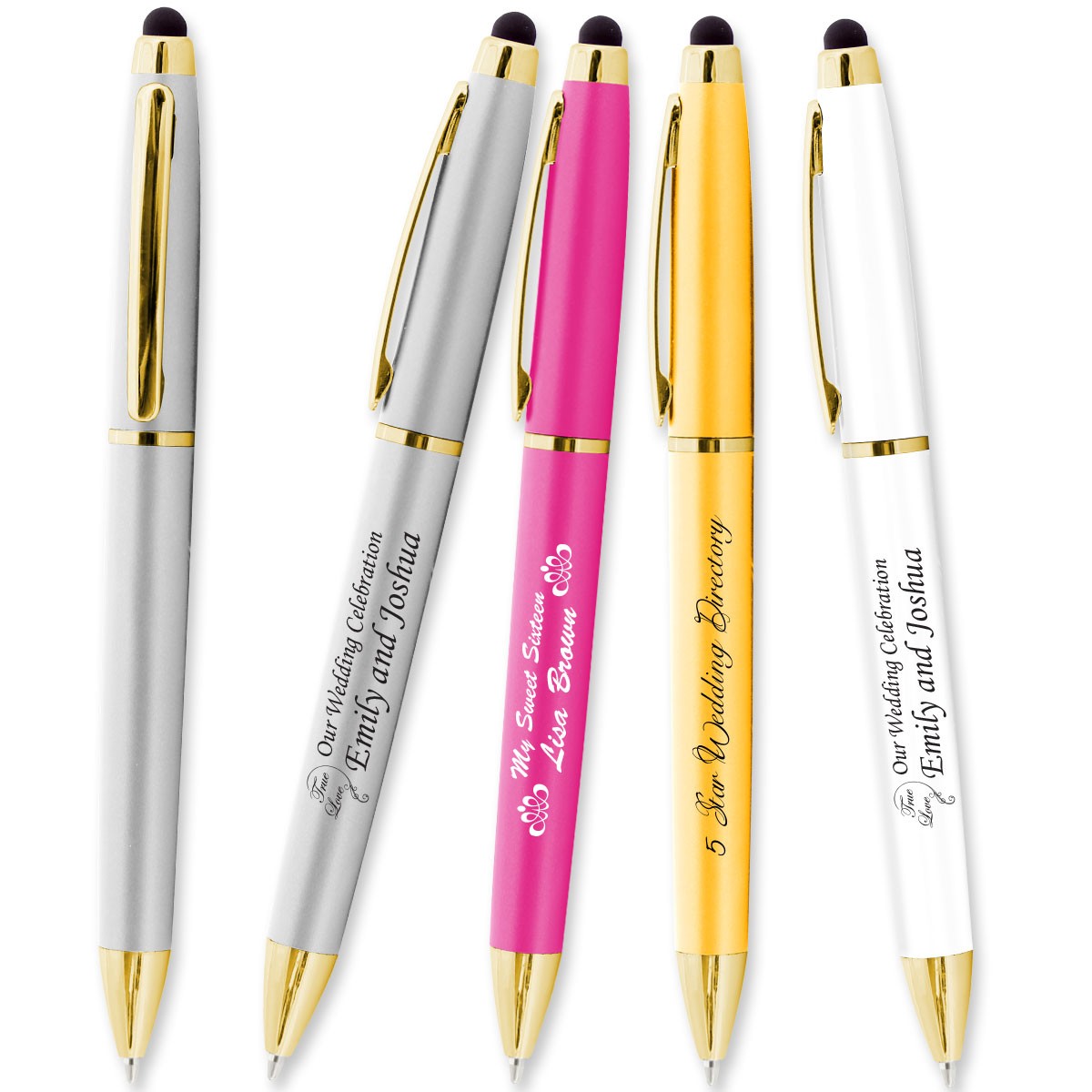 Gold Toned Wedding Pens Waucust3600 Promotional Products From